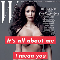  Kardashiancover on Kim Kardashian  W Magazine November 2010 Cover