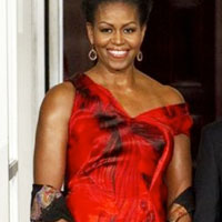 Oscar de la Renta Grouchy About Michelle Obama’s McQueen China State Dinner Dress