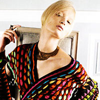 Shu Pei In Vogue China March 2011 Bold Color Editorial