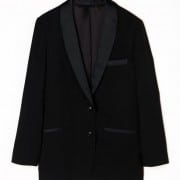 Irina Lazareanu Clothing Line Irina L Black Smoking Jacket