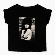 Irina Lazareanu Clothing Line Irina L Black T-Shirt