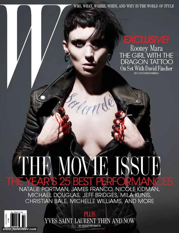 Rooney Mara W Magazine February 2011 Cover
