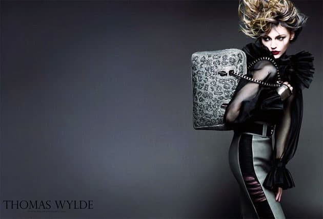 Sasha Pivovarova Thomas Wylde Spring 2011 Campaign