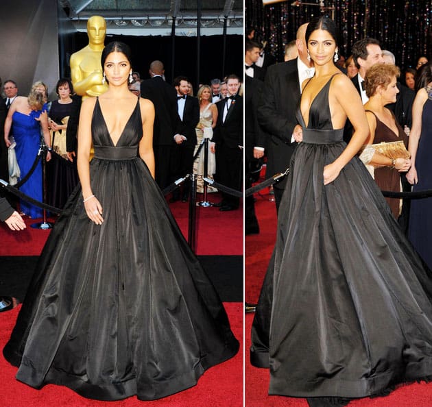 camila alves oscars dress 2011. Oscars 2011 Red Carpet Camila