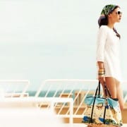 Louis Vuitton Ailleurs Summer 2011 Beach Collection Campaign - Escale Tote And Scarf