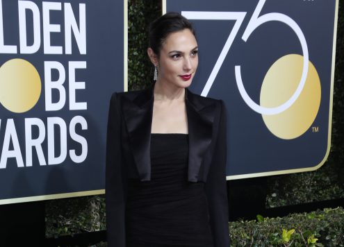 Gal Gadot, 75th Annual Golden Globe Awards, Arrivals (Photo: REX/Shutterstock 9307701tn)